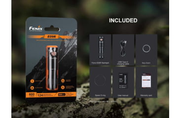 Image of Fenix Lighting E09R Lithium Ion 600 Lumens Flashlight