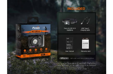 Image of Fenix Lighting HL12R V2.0 Lithium Ion 500 Lumens Headlamp