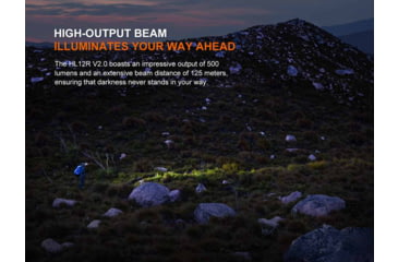 Image of Fenix Lighting HL12R V2.0 Lithium Ion 500 Lumens Headlamp