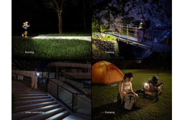 Image of Fenix Lighting HL17R Lithium Ion 500 Lumens Headlamp, Black, HL17RSBK