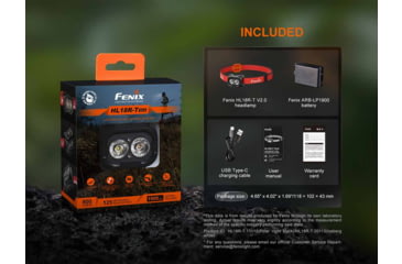 Image of Fenix Lighting HL18R-T V2.0 Lithium Ion 800 Lumens Headlamp