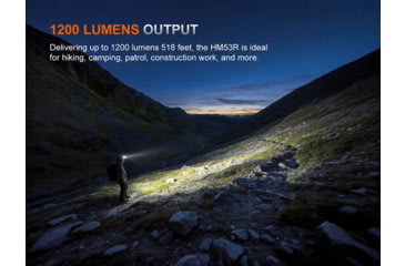 Image of Fenix Lighting HM53R Lithium Ion 1200 Lumens LED Headlamp