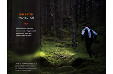 Image of Fenix Lighting HM62-T Lithium Ion 1200 Lumens Headlamp, Black, HM62TSBK