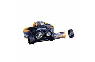 Image of Fenix Lighting HM65R Lithium Ion 1400 Lumens Cree XM-L2 U2 , XP-G2 R5 LED Headlamp, Black, HM65RL2BK