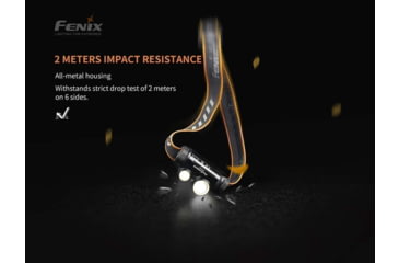 Image of Fenix Lighting HM65R Lithium Ion 1400 Lumens Cree XM-L2 U2 , XP-G2 R5 LED Headlamp, Black, HM65RL2BK