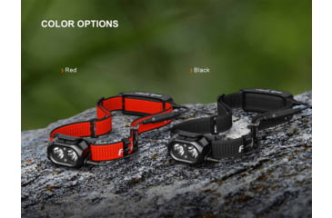 Image of Fenix HP12R-T Lithium Ion 1300 Lumens Luminus SST25, Luminus SST20 CR480, 2835 LED Headlamp, Red, HP12RTRD