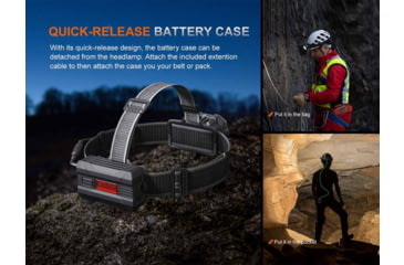 Image of Fenix Lighting HP35R SAR Lithium Ion 4000 Lumens Headlamp