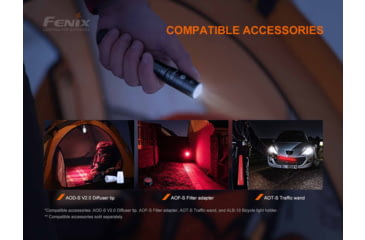 Image of Fenix Lighting LD22 V2.0 800 Lumens Luminus SST20 WXS LED Flashlight, Black, LD22V2BK