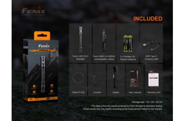 Image of Fenix Lighting LD22 V2.0 800 Lumens Luminus SST20 WXS LED Flashlight, Black, LD22V2BK