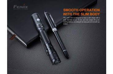 Image of Fenix Lighting LD22 V2.0 800 Lumens Luminus SST20 WXS LED Flashlight, Black, LD22V2BK