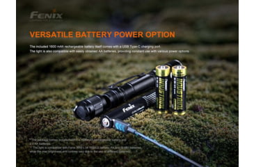 Image of Fenix Lighting LD22 V2.0 800 Lumens Luminus SST20 WXS LED Flashlight, Black, LD22V2BK