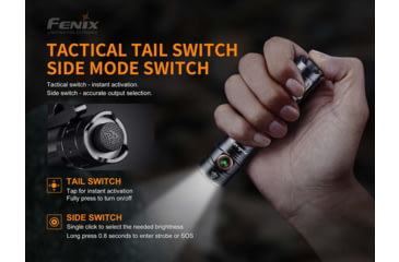 Image of Fenix Lighting LD30 Lithium Ion 1600 Lumens Luminus SST40 LED Flashlight, Black, LD30XLBK-RB