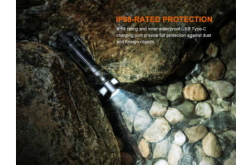 Image of Fenix Lighting LD35R Lithium Ion 1800 Lumens Flashlight, Black, LD35RSBK