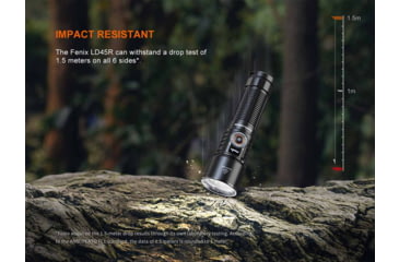 Image of Fenix LD45R Lithium Ion 2800 Lumens Luminus SFT70 LED Flashlight, Black, LD45RXBK