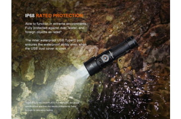 Image of Fenix LD45R Lithium Ion 2800 Lumens Luminus SFT70 LED Flashlight, Black, LD45RXBK