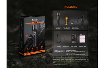Image of Fenix LD45R Lithium Ion 2800 Lumens Luminus SFT70 LED Flashlight, Black, LD45RXBK