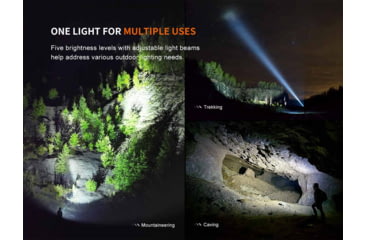 Image of Fenix LD45R Lithium Ion 2800 Lumens Luminus SFT70 LED Flashlight, Black, LD45RXBK
