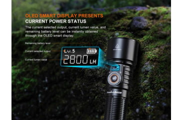 Image of Fenix LD45R Lithium Ion 2800 Lumens Luminus SFT70 LED Flashlight, Black, LD45RXBK