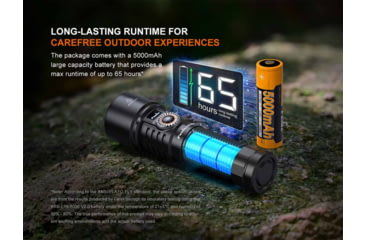 Image of Fenix LD45R Lithium Ion 2800 Lumens Luminus SFT70 LED Flashlight, Black, LD45RXBK