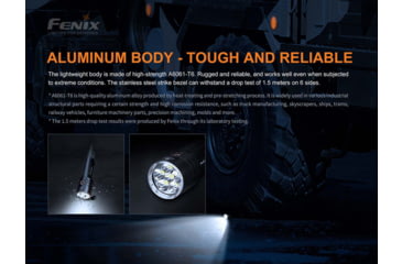 Image of Fenix Lighting LR35R Lithium Ion 10000 Lumens Luminus SST40 LED Flashlight, Black, LR35RSBK