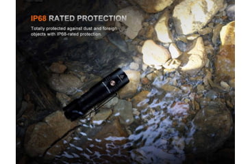 Image of Fenix Lighting PD26R ACE Lithium Ion 1300 Lumens Luminus SFT25R LED Flashlight, Black, PD26RACBK