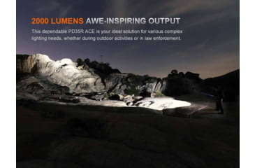 Image of Fenix Lighting PD35R ACE Lithium Ion 2000 Lumens Flashlight