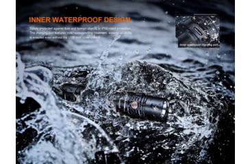 Image of Fenix PD36R V2.0 Lithium Ion 1700 Lumens Luminus SFT40 LED Flashlight, Black, PD36RV2BK