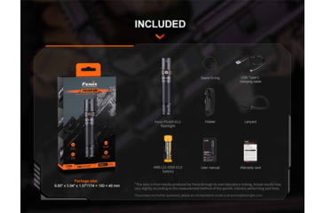 Image of Fenix PD36R V2.0 Lithium Ion 1700 Lumens Luminus SFT40 LED Flashlight, Black, PD36RV2BK