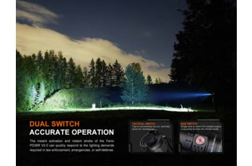 Image of Fenix PD36R V2.0 Lithium Ion 1700 Lumens Luminus SFT40 LED Flashlight, Black, PD36RV2BK