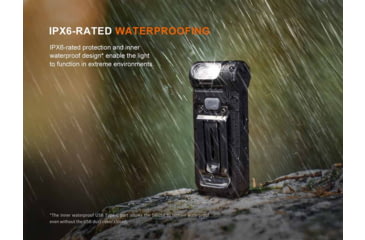 Image of Fenix SW05R-UV Lithium Ion 150 Lumens LED Flashlight, Black, SW05RUVBK
