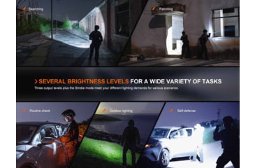 Image of Fenix Lighting TK11R Lithium Ion 1600 Lumens Luminus SFT40 LED Flashlight, Black, TK11RXBK