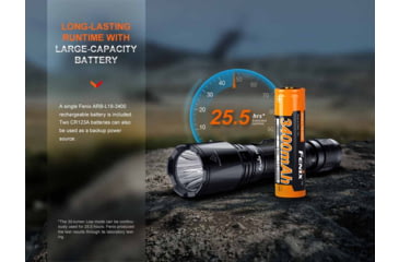 Image of Fenix Lighting TK11R Lithium Ion 1600 Lumens Luminus SFT40 LED Flashlight, Black, TK11RXBK