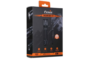 Image of Fenix Lighting TK20R V2.0 Lithium Ion 3000 Lumens Luminus SFT70 LED Flashlight, Black, TK20RV2BK