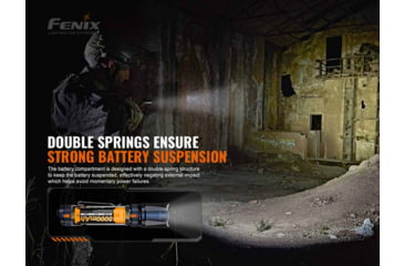 Image of Fenix Lighting TK20R V2.0 Lithium Ion 3000 Lumens Luminus SFT70 LED Flashlight, Black, TK20RV2BK