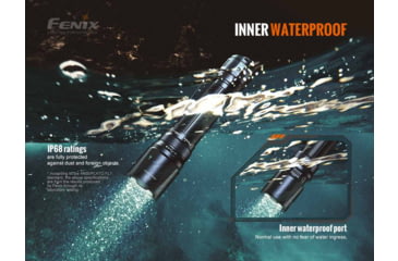 Image of Fenix Lighting TK20R V2.0 Lithium Ion 3000 Lumens Luminus SFT70 LED Flashlight, Black, TK20RV2BK