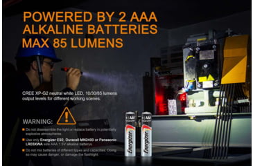 Image of Fenix Lighting WF05E 85 Lumens Flashlight