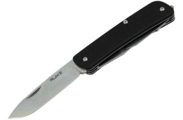Image of RUIKE M21 Multifunction Knife, 2.79in, 14C28N Stainless Steel, Clip Point, Plain Blade, Black, M21-B