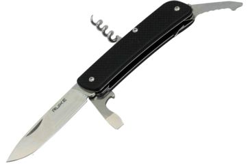 Image of RUIKE M21 Multifunction Knife, 2.79in, 14C28N Stainless Steel, Clip Point, Plain Blade, Black, M21-B