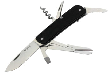 Image of RUIKE M31Multifunction Knife, 2.79in, 14C28N Stainless Steel, Clip Point, Plain Blade, Black, M31-B