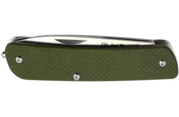 Image of RUIKE M32 Multifunction Knife, 2.79in, 14C28N Stainless Steel, Clip Point, Plain Blade, Green, M32-G
