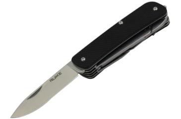 Image of RUIKE M41 Multifunction Knife, 2.79in, 12C27 Stainless Steel, Clip Point, Plain Blade, G10 Handle, Black, M41-B