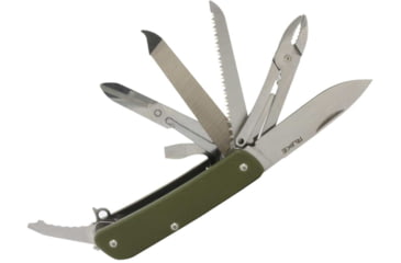 Image of RUIKE M61 Multifunction Knife, 2.79in, 14C28N Stainless Steel, Clip Point, Plain Blade, Brown, M61-N