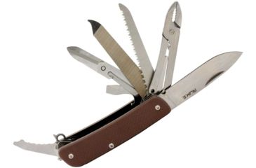 Image of RUIKE M61 Multifunction Knife, 2.79in, 14C28N Stainless Steel, Clip Point, Plain Blade, Green, M61-G