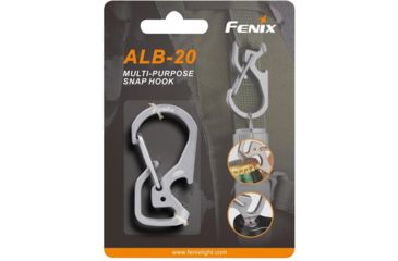 Image of Fenix ALB-20 Snap Hook Carabiner, Silver, ALB-20
