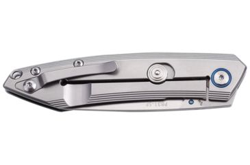 Image of RUIKE P831 Folding Knife, 3.35in, 14C28N Stainless Steel, Sheepsfoot, Plain Blade, Silver, P831-SF