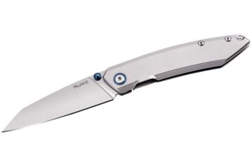 Image of RUIKE P831 Folding Knife, 3.35in, 14C28N Stainless Steel, Sheepsfoot, Plain Blade, Silver, P831-SF