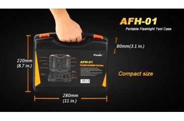 Image of Fenix Portable Flashlight Tool Case, For Use w/TK Series &amp; PD35 Lights, Black FENIX-AFH-01