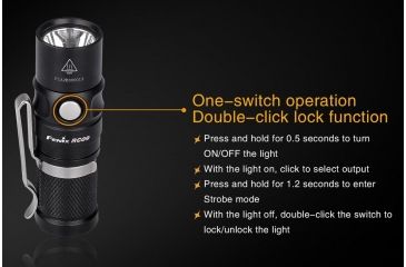 Image of Fenix RC09 Rechargeable Flashlight, 550 Lumens, Black RC09XLBK