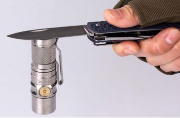 Image of Fenix RC09 Rechargeable Flashlight, 550 Lumens, Titanium RC09HITI