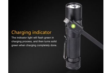 Image of Fenix RC11 Rechargeable Flashlight, 1000 Lumens, Black RC11XLBK